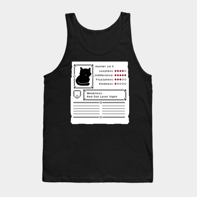 RPG Video Game Cat Tank Top by Tobe_Fonseca